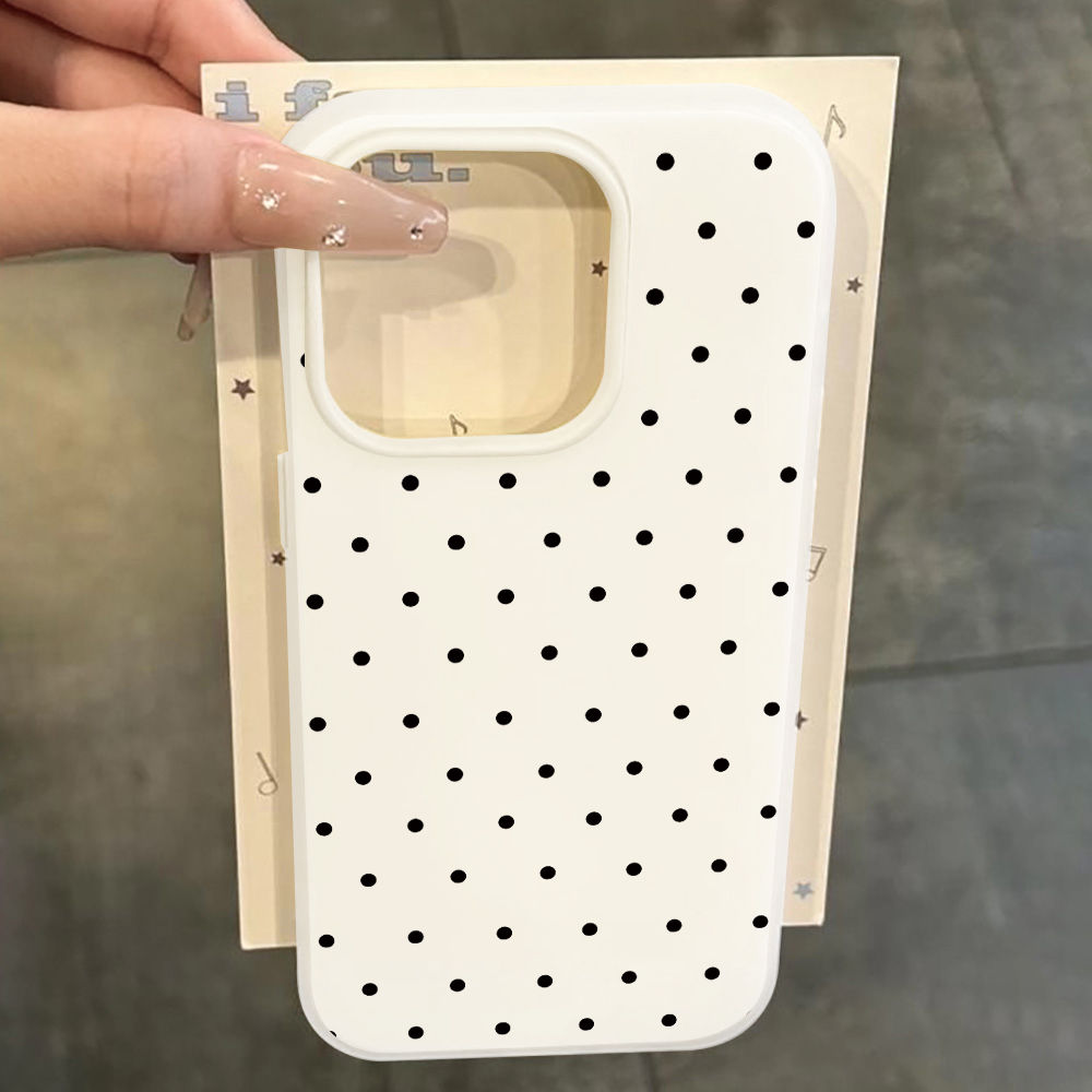 Phone Cases Samsung S24 - Minimalist Polka Dot Dustproof For Samsung