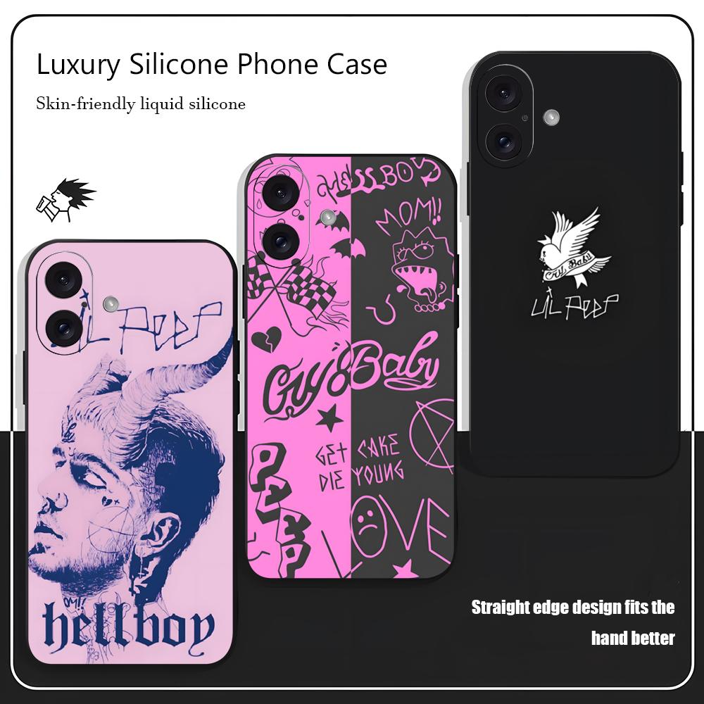 Phone Cases Black - L-Lil Peep Famous Star Popular Phone