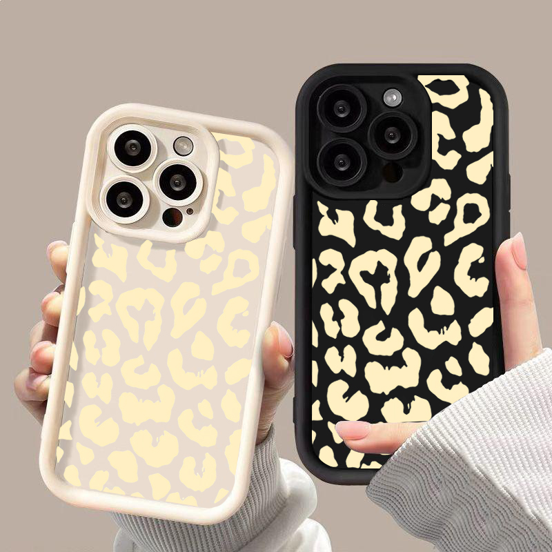 Phone Cases Xiaomi 14T - Leopard Print Shockproof Phone Case for