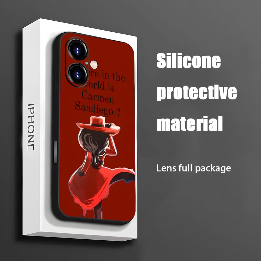Phone Cases Iphone 14 - Hot Carmen Sandiego Cartoon Phone Case