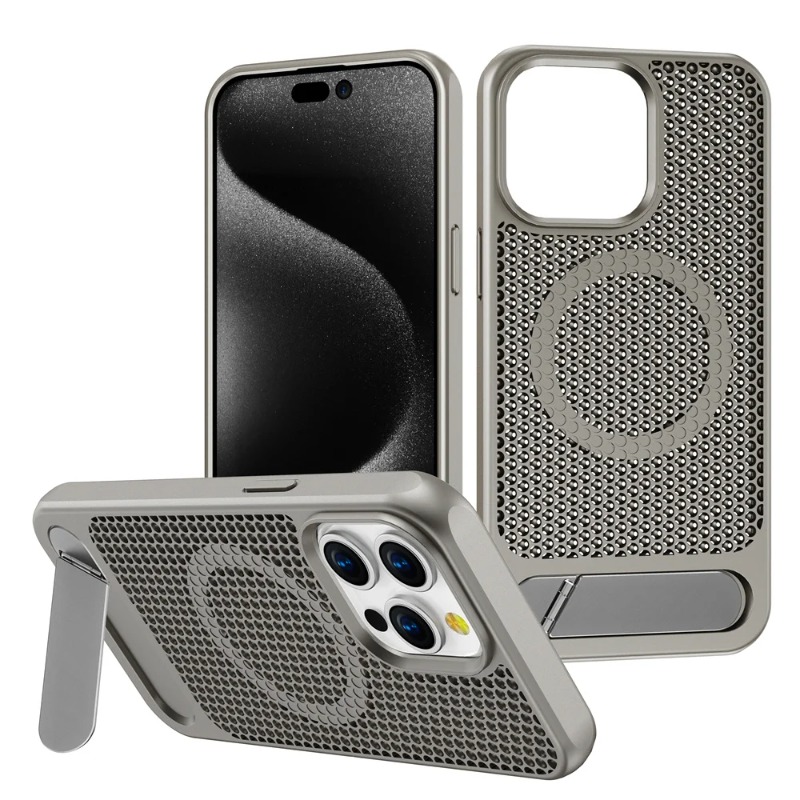 Heat Dissipation Case - Luxury Cooling Stand Magnetic Phone Case
