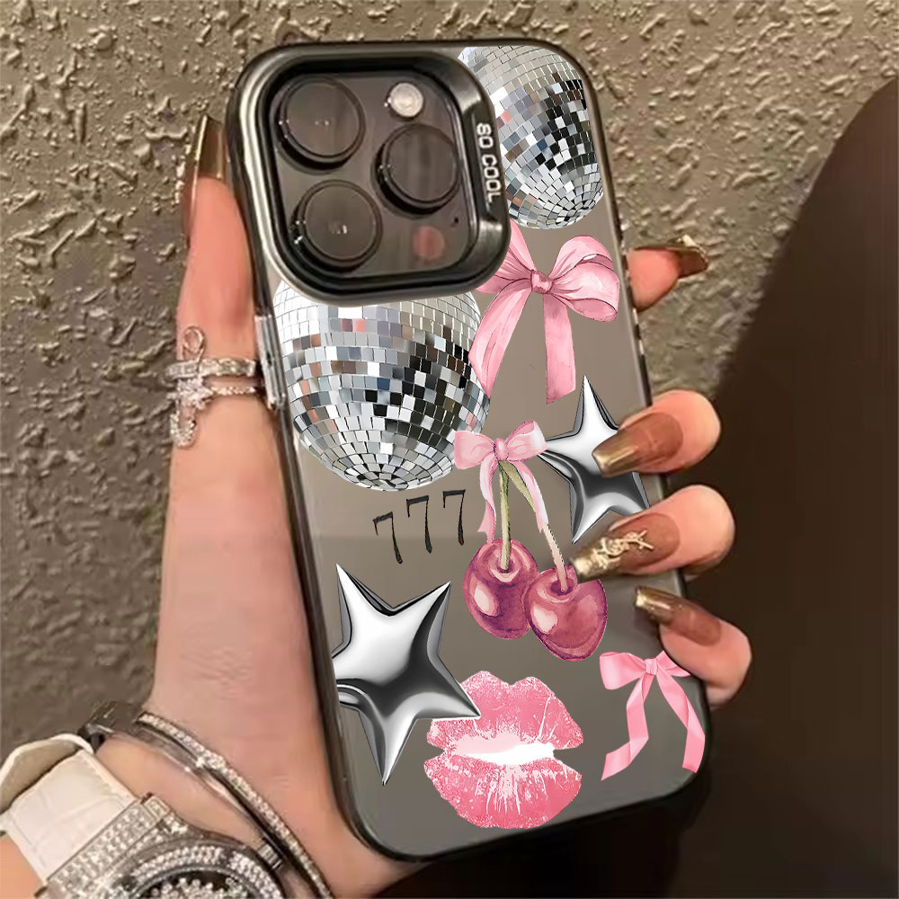 Phone Cases Cherry - Cherry Bow Lip Pattern Phone Case