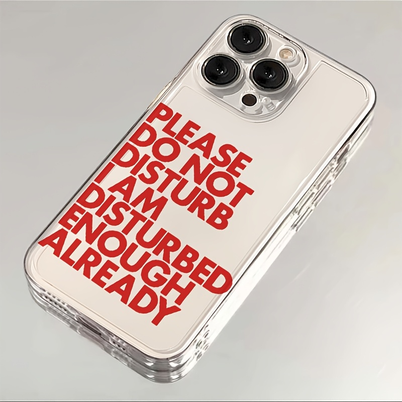 Phone Cases Durable - Cool English Words Phone Case For