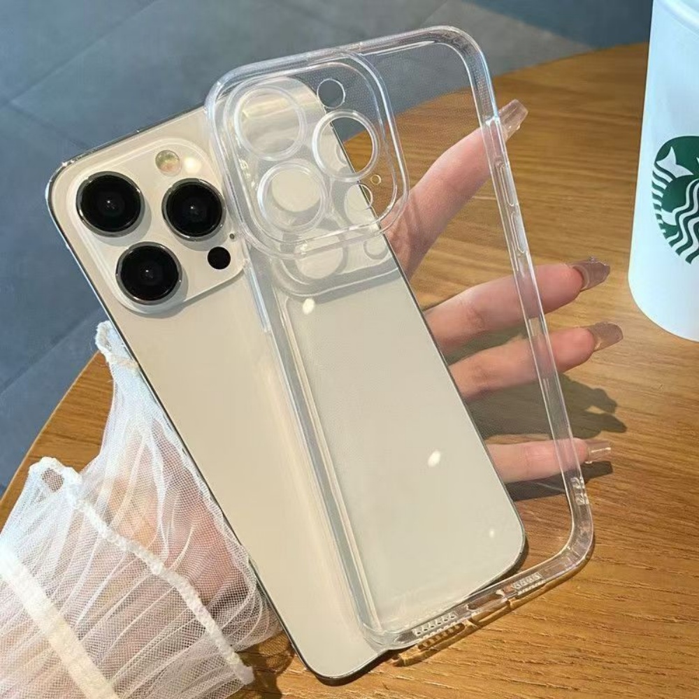 Phone Cases Classy - Simple Luxury Silicone Clear Crystal Phone