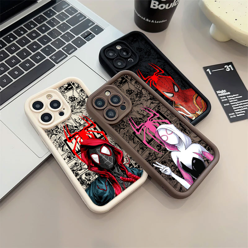 Spiderman Miles Morales Gwen M - Phone Cases Iphone 14 review and price