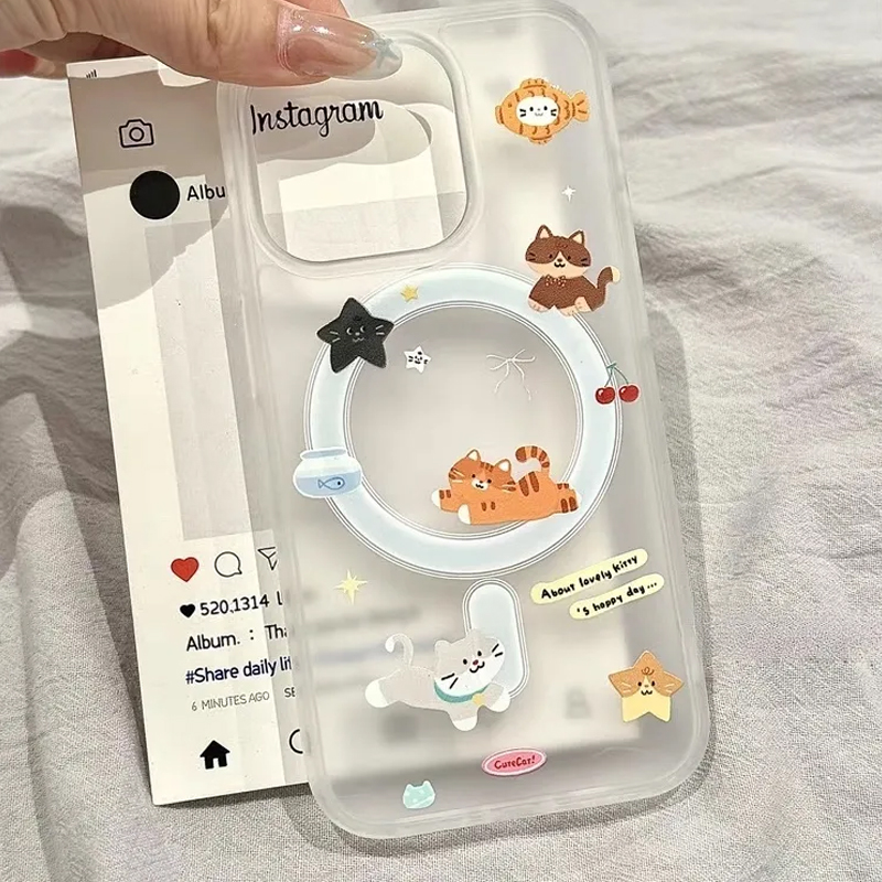 Simple Cartoon Funny Cute Cat  - Phone Cases Quirky review and price