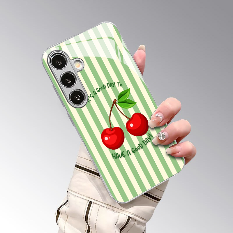 Cherry Stripe Pattern 2D Phone - Phone Cases Cherry review and price