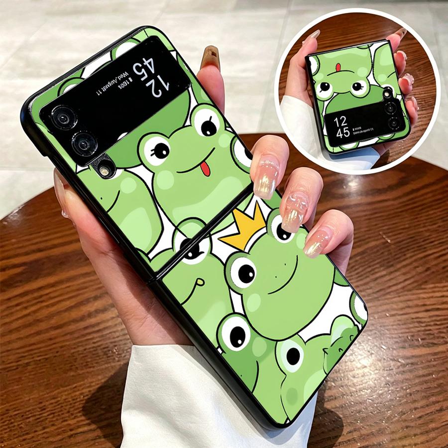 Full Cover Frog Design Phone C - Phone Cases Z Flip 5 review and price