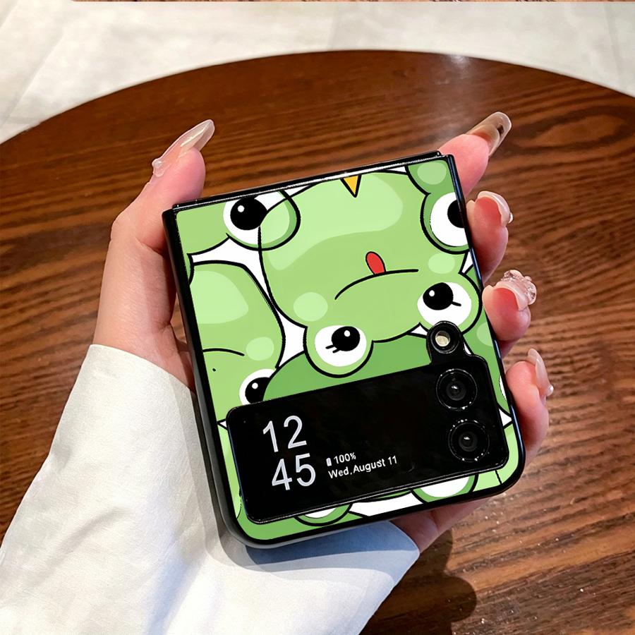 Full Cover Frog Design Phone C - Phone Cases Z Flip 5 review and price
