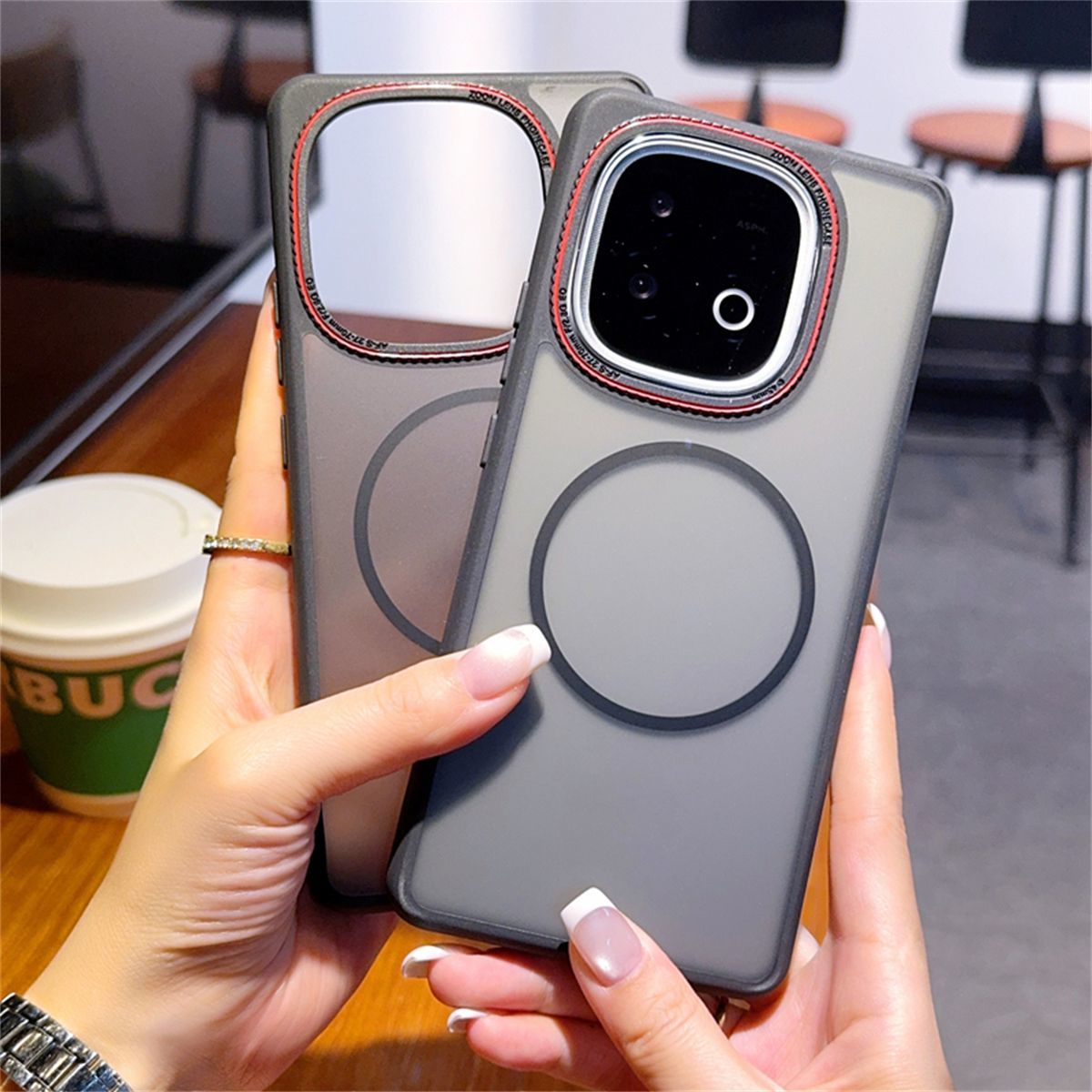 Luxury Matte Magnetic Case for - Ring Stand Case review and price