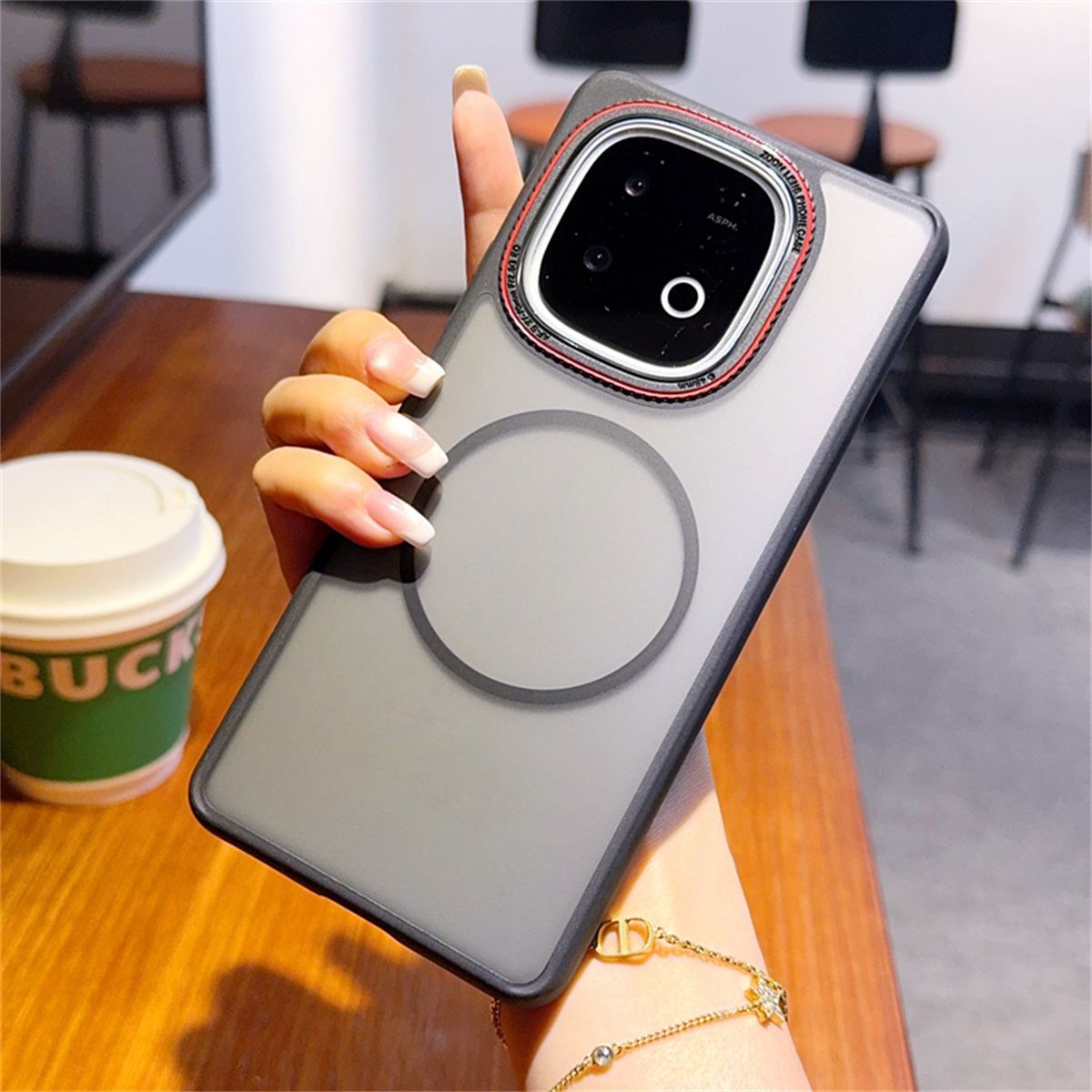 Luxury Matte Magnetic Case for - Ring Stand Case review and price