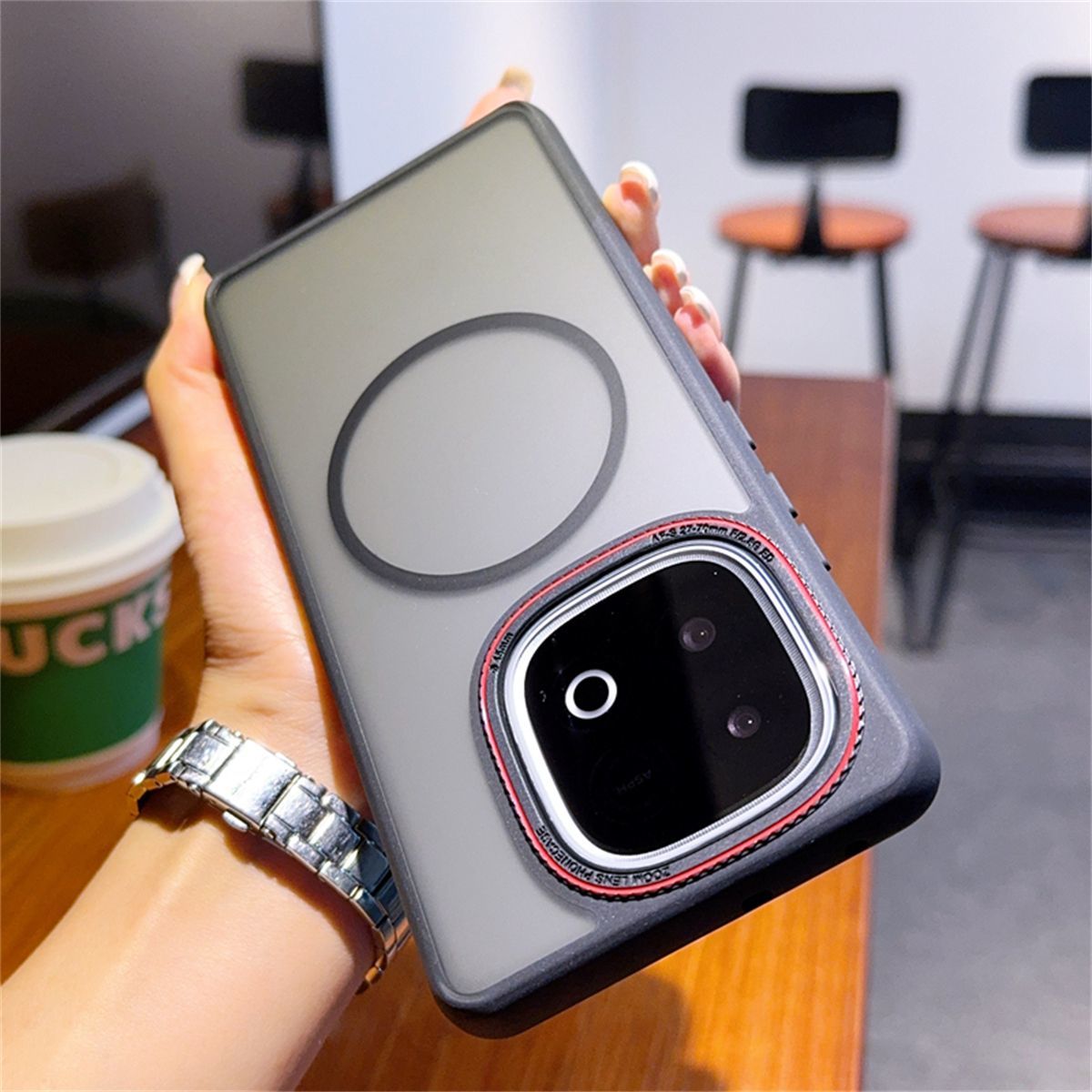 Luxury Matte Magnetic Case for - Ring Stand Case review and price