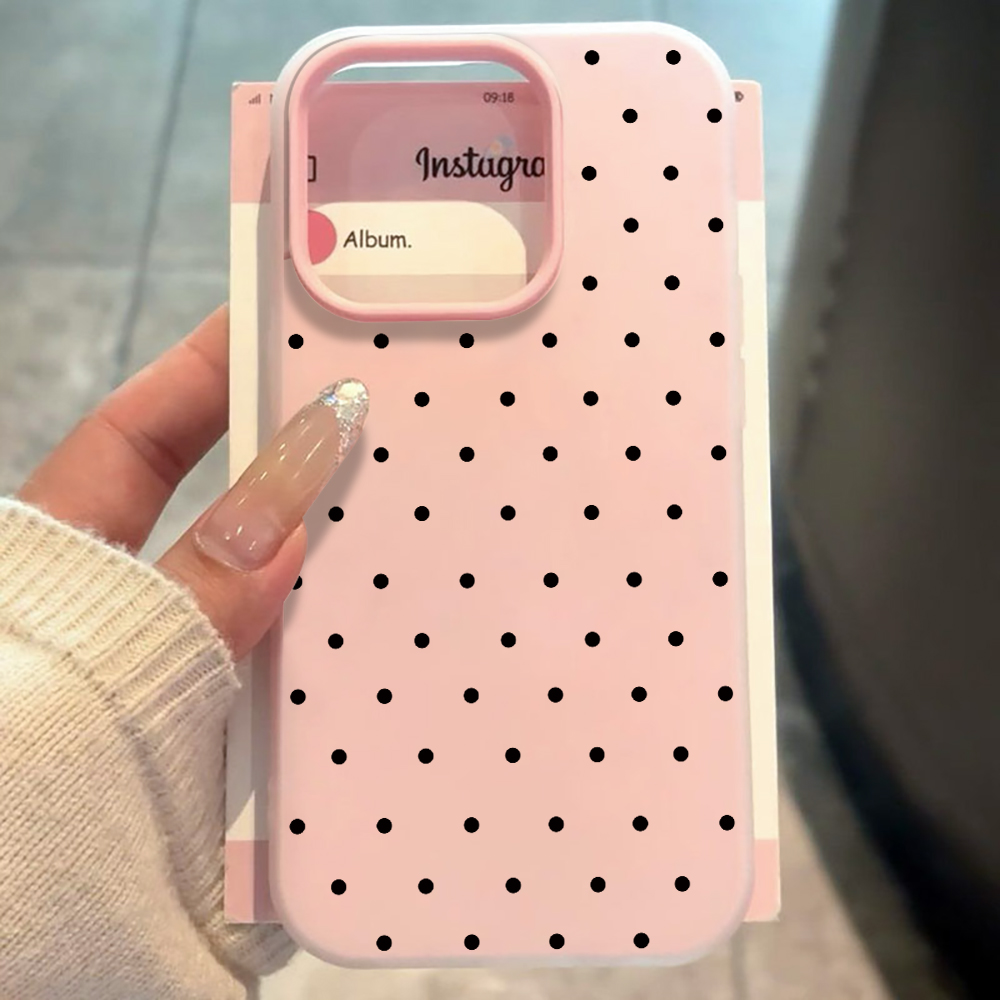 Minimalist Polka Dot Dustproof - Phone Cases Samsung S24 review and price