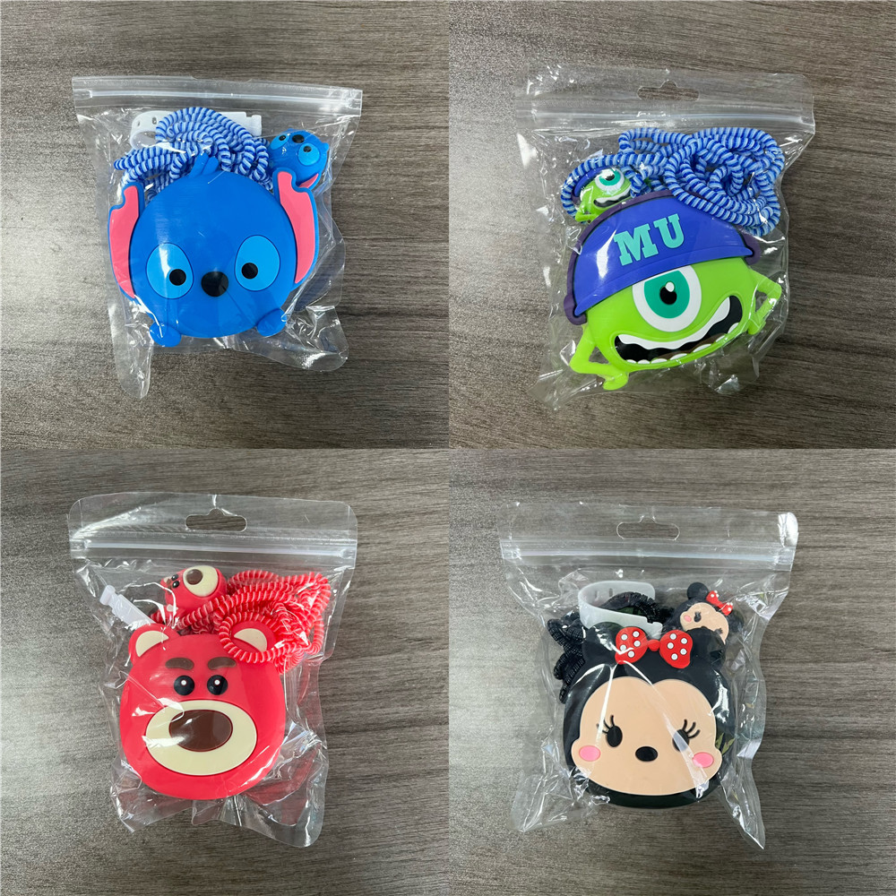 4Pcs/Set Cute 3D Cartoon Cable - Phone Cases Uk review and price
