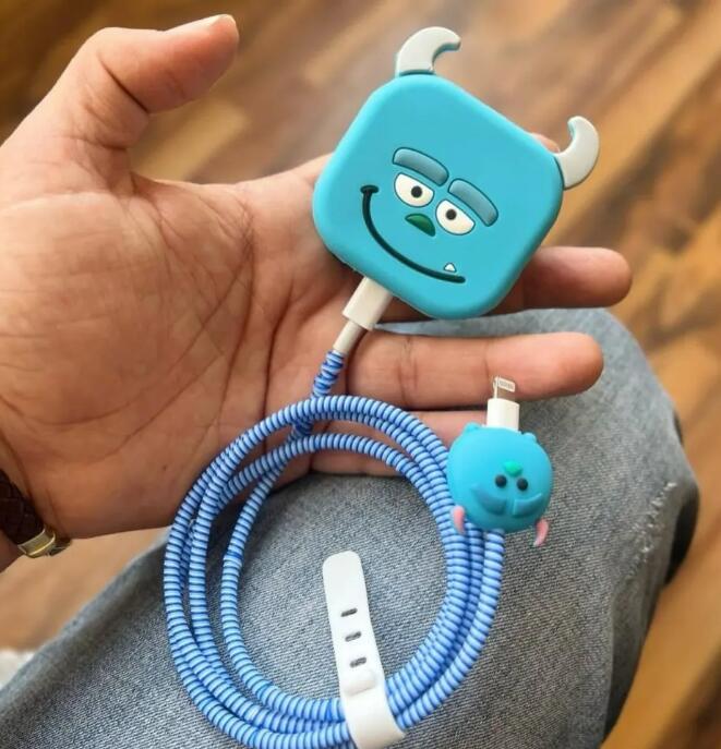 4Pcs/Set Cute 3D Cartoon Cable - Phone Cases Uk review and price