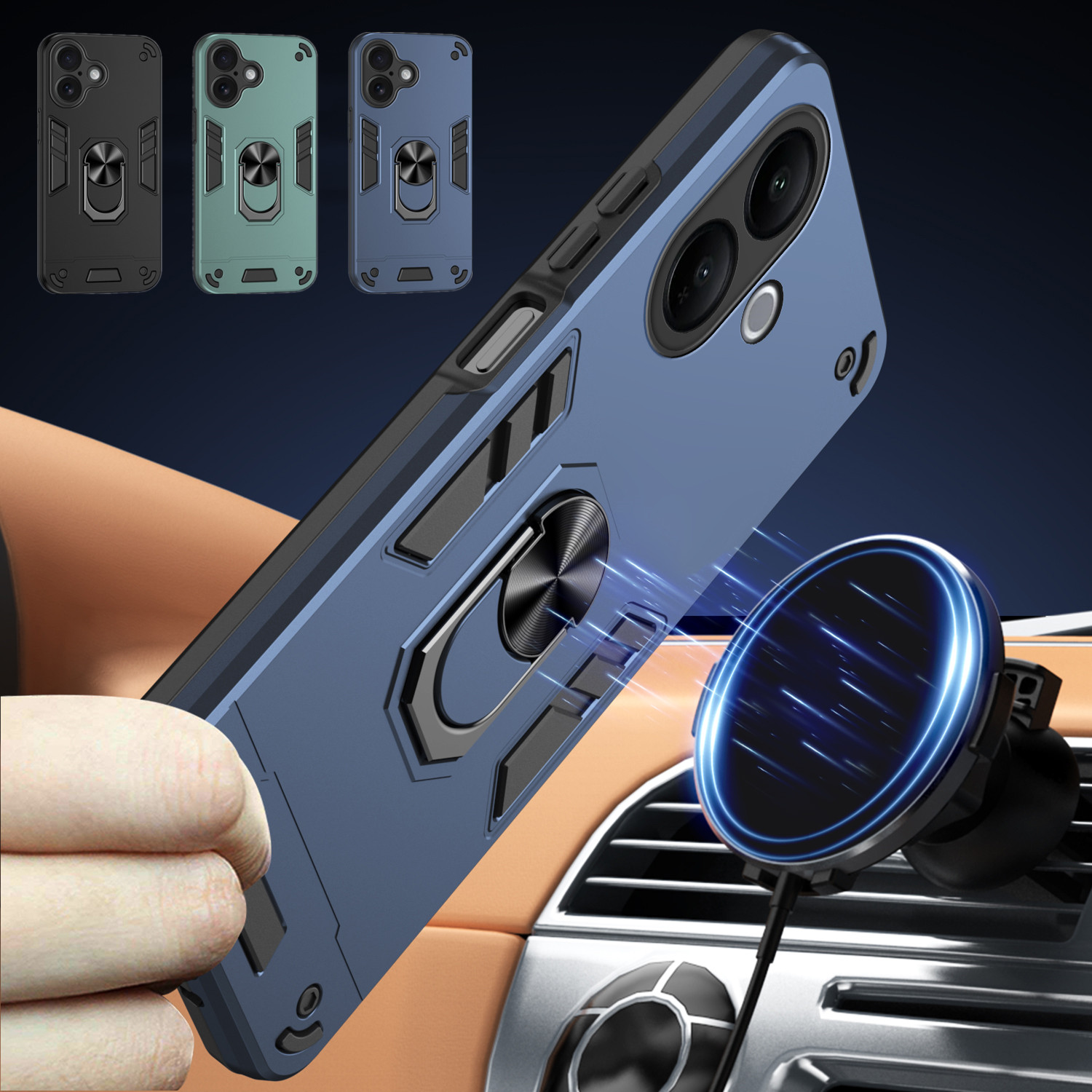 Military Grade Case for Vivo V - Ring Stand Case review and price