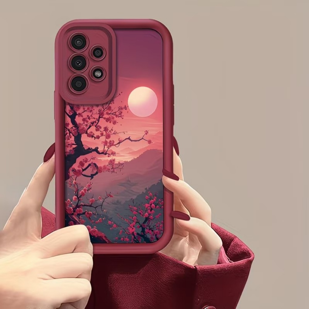 Sunset Mountain Peak Anti-Fall - Phone Cases Samsung S25 Fe review and price