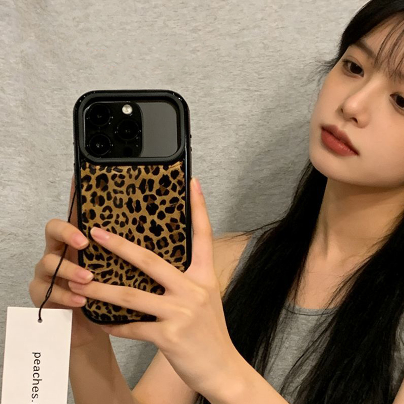 Ins Korean Style Brown Leopard - Phone Cases Brown review and price