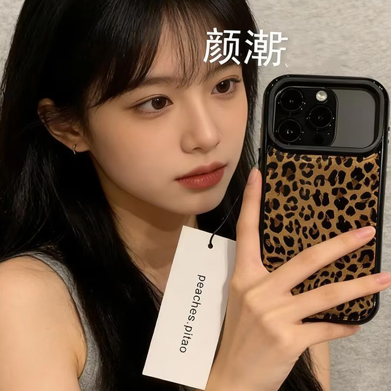 Ins Korean Style Brown Leopard - Phone Cases Brown review and price