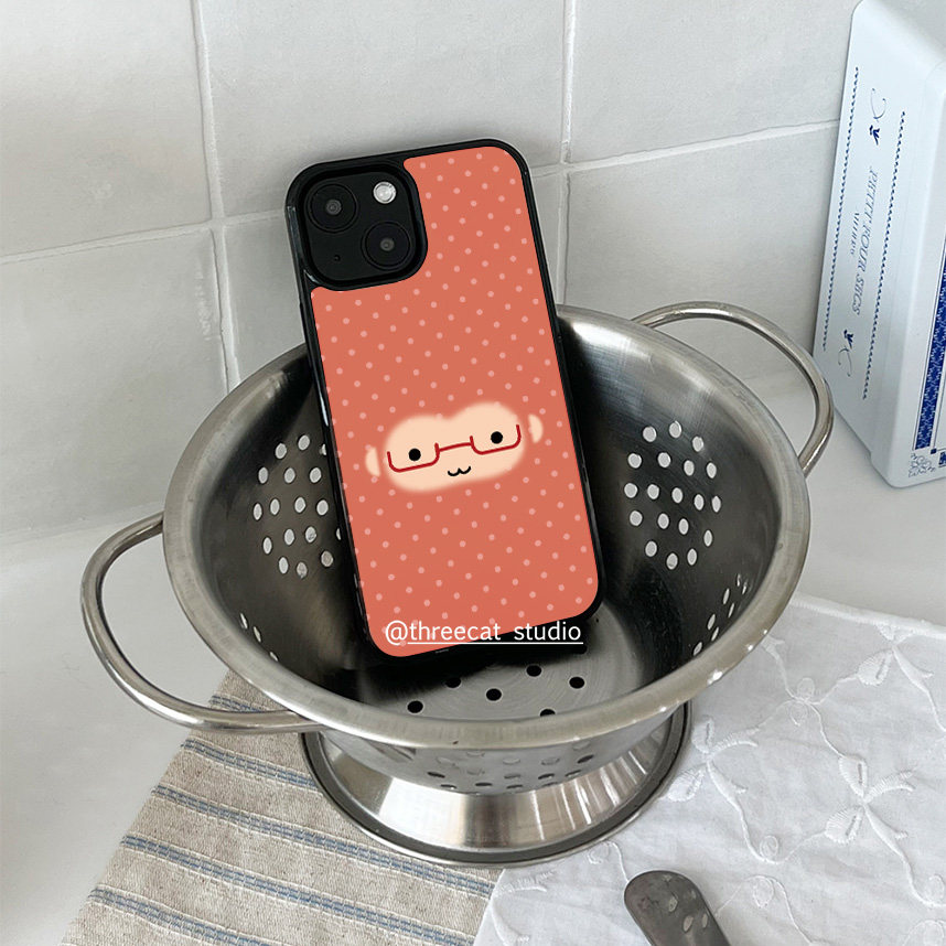 Korean Ins Cute Orange Polka D - Phone Cases Brown review and price