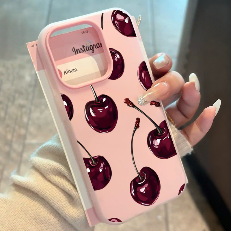 Red Cherry Jelly Phone Case Fo - Phone Cases Cherry review and price