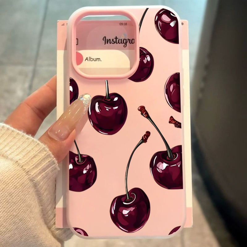 Red Cherry Jelly Phone Case Fo - Phone Cases Cherry review and price