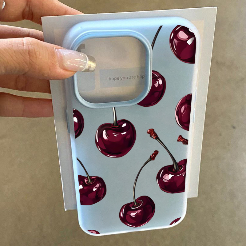 Red Cherry Jelly Phone Case Fo - Phone Cases Cherry review and price