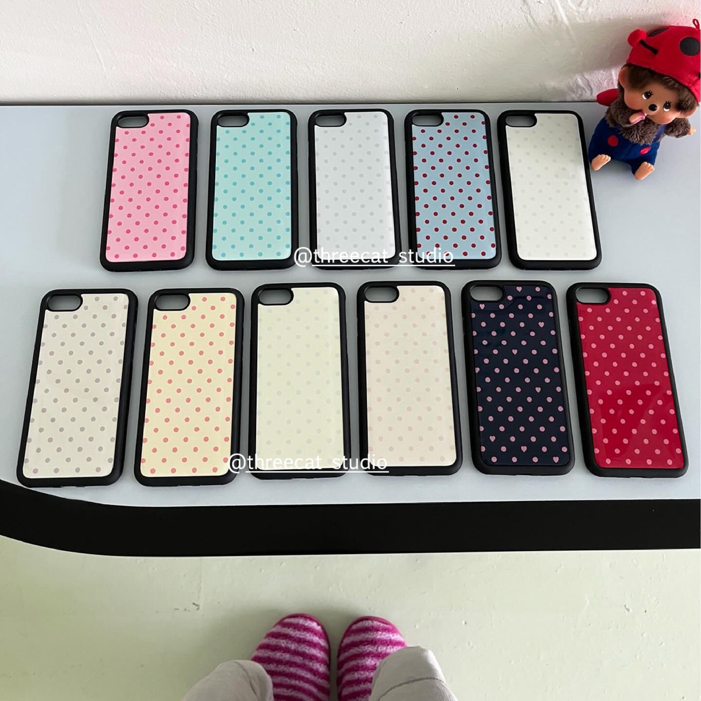 Korean Ins Colorful Polka Dots - Phone Cases Rugged review and price