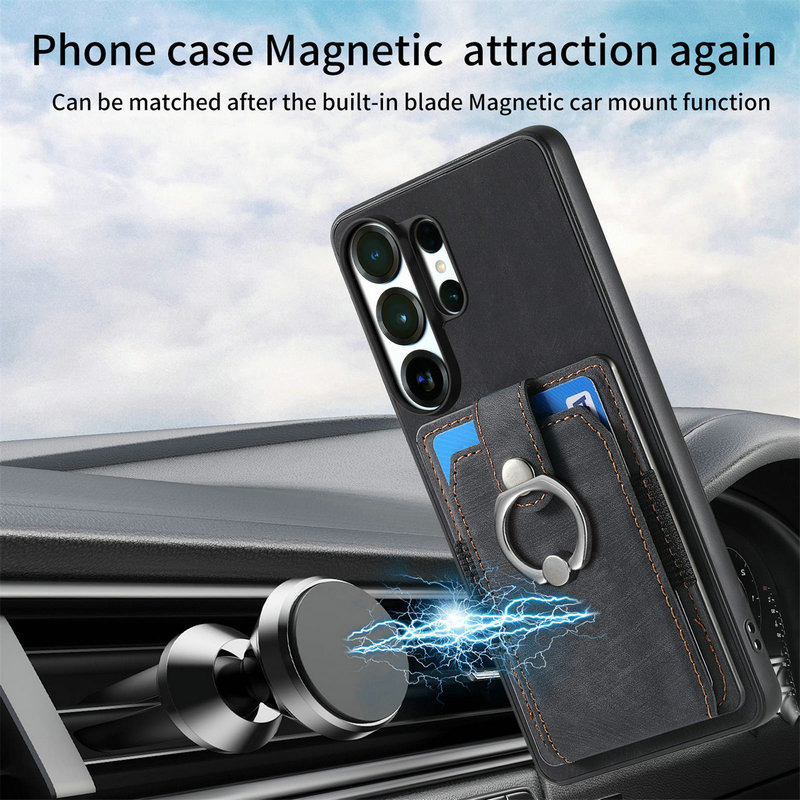 For Samsung S26 Ultra 5G Leath - Phone Cases With Wallet On Back review and price