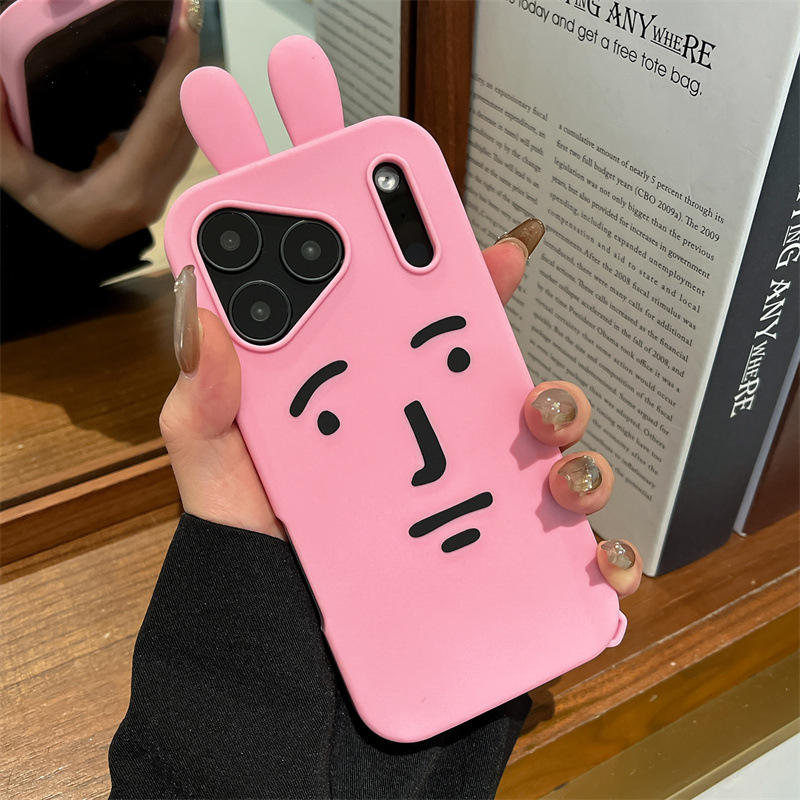 Kawaii 3D Funny Cartoon Pink E - Phone Cases Quirky review and price