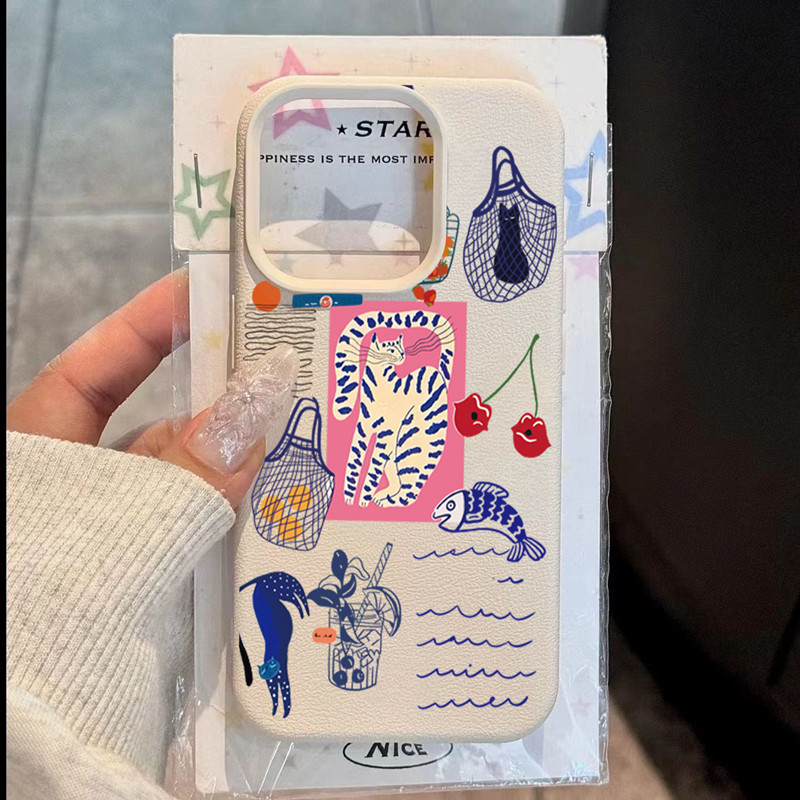 Cute Cherry Cat Print Phone Ca - Phone Cases Cherry review and price