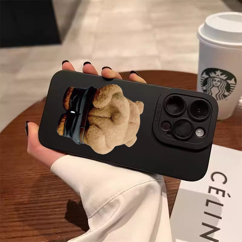 Funny Cool Bear Silicone Phone - Phone Cases Rugged review and price