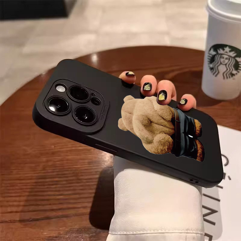 Funny Cool Bear Silicone Phone - Phone Cases Rugged review and price