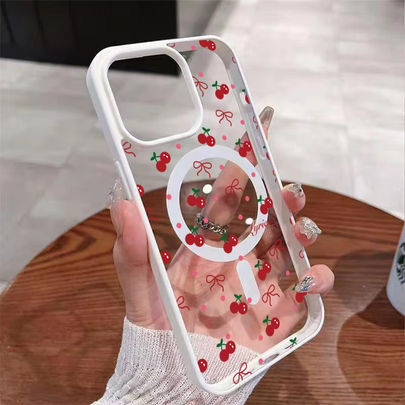 Red Cherry Printed Magnetic Ph - Phone Cases Cherry review and price