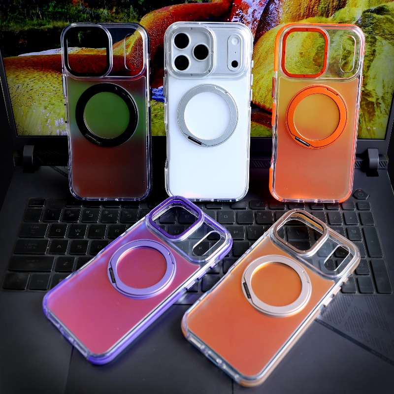 Luxury Laser Gradient Magnetic - Ring Stand Case review and price
