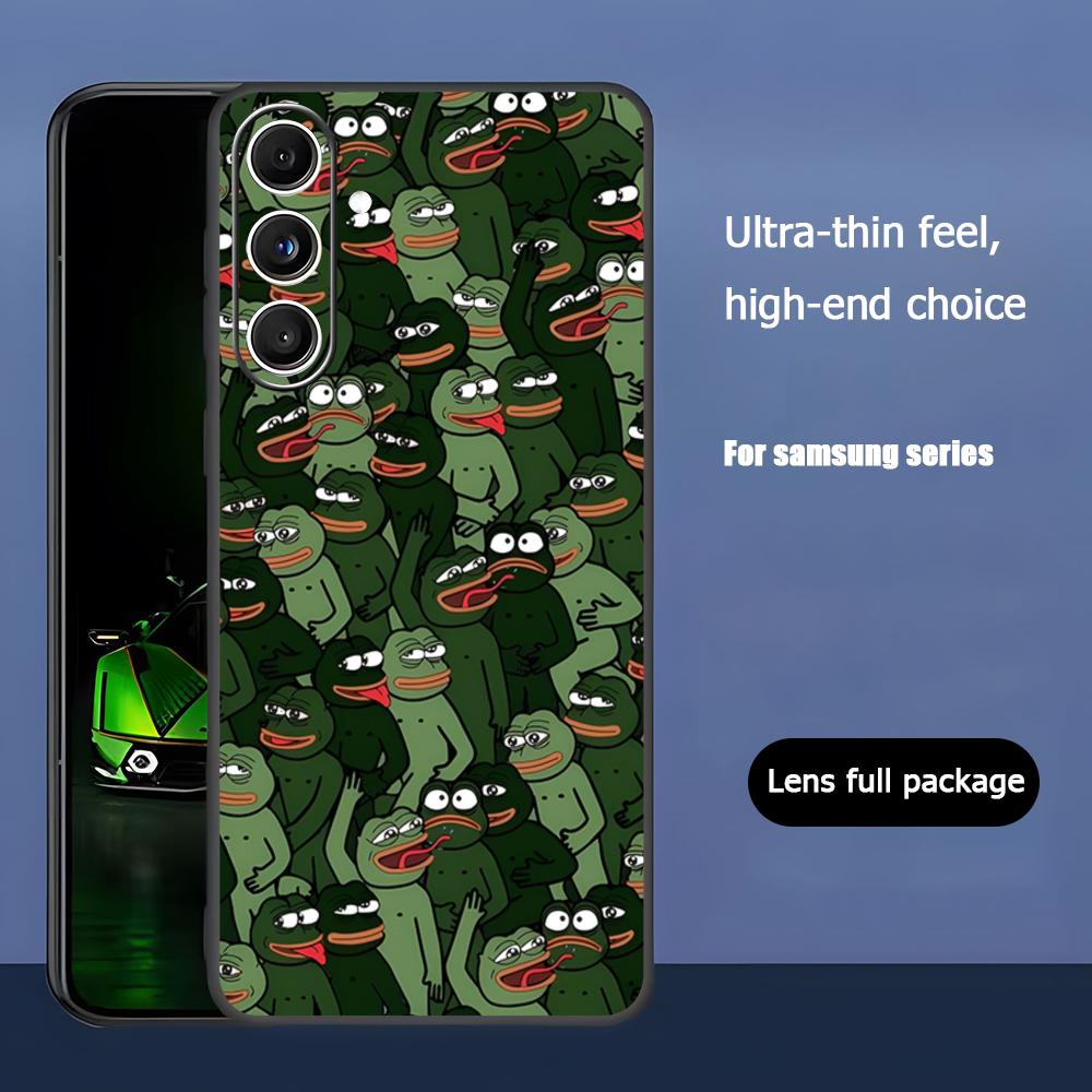 Sad Pepe the frog Draw Cool Ph - Phone Cases Samsung S24 review and price