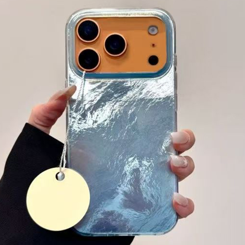INS Style Blue Blending Print  - Phone Cases Brown review and price