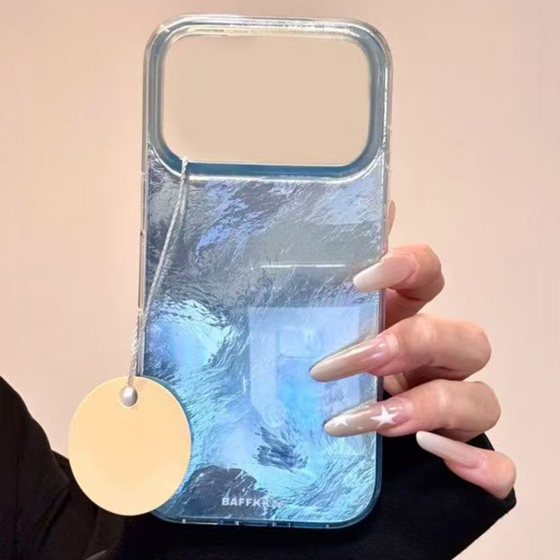 INS Style Blue Blending Print  - Phone Cases Brown review and price