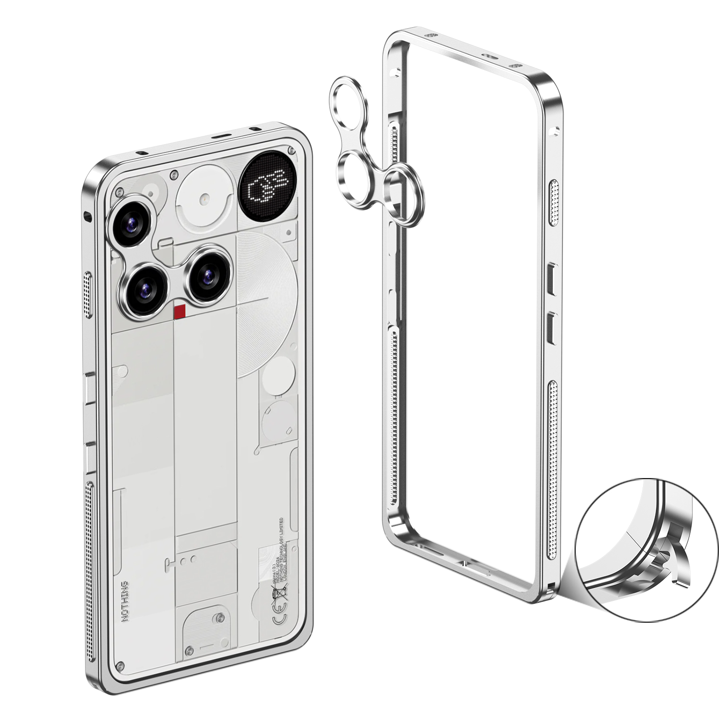 Aluminum Alloy Frame Phone Cas - Heat Dissipation Case review and price