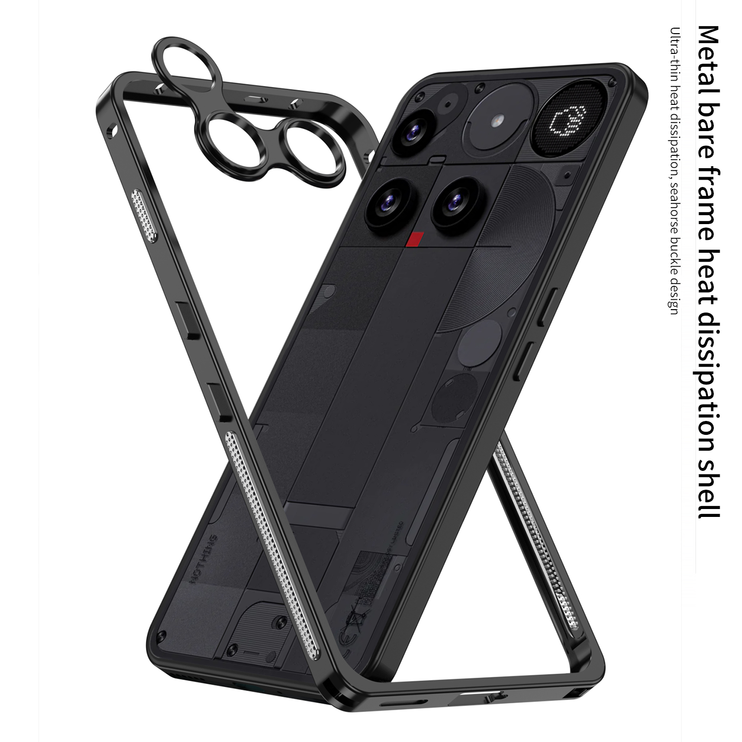 Aluminum Alloy Frame Phone Cas - Heat Dissipation Case review and price