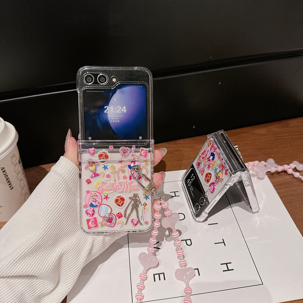 Cute Cartoon Japan Anime Sailo - Phone Cases Z Flip 5 review and price