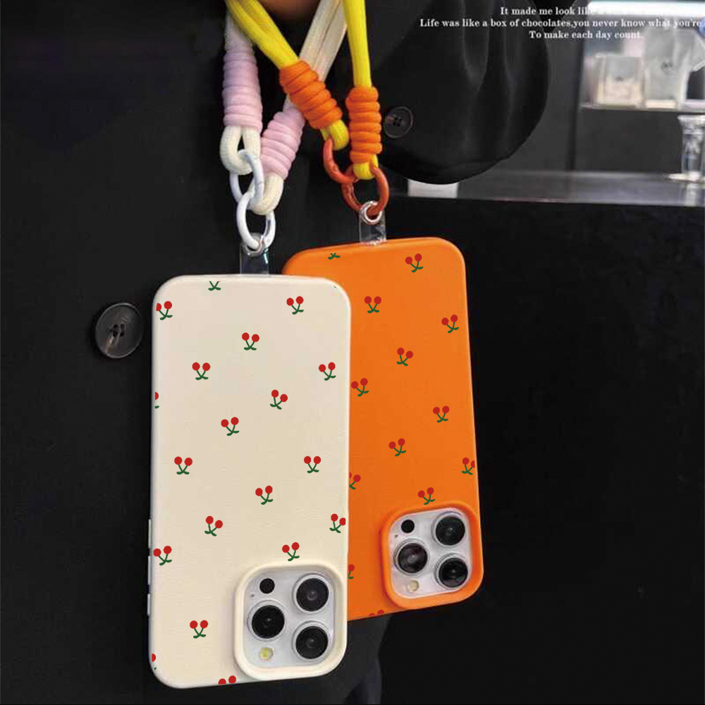 Little Cherry Strap Rope Phone - Phone Cases Cherry review and price