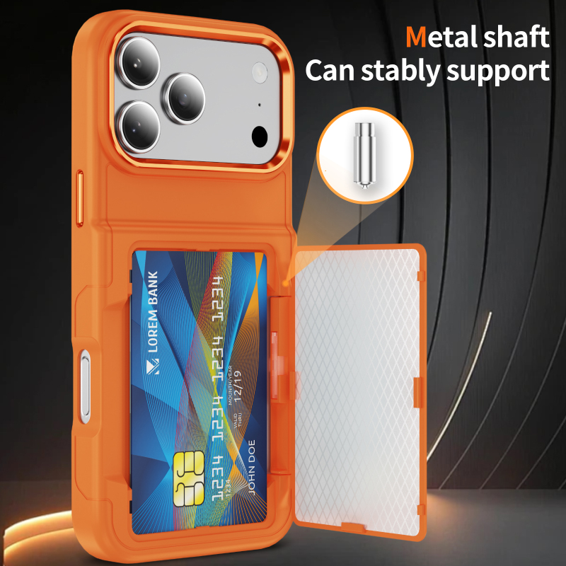 New Solid Color Frosted PC Wal - Phone Cases With Wallet On Back review and price