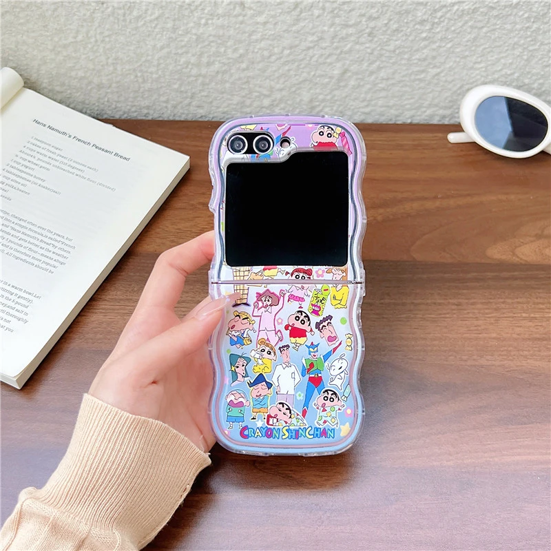 Cute Cartoon Japan Anime Crayo - Phone Cases Z Flip 5 review and price