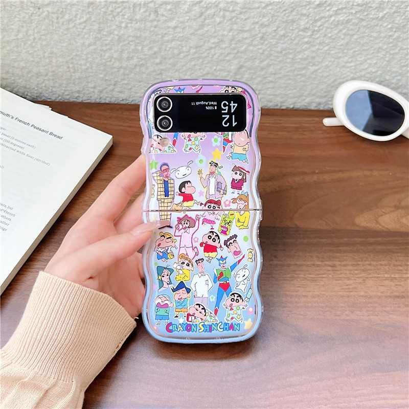 Cute Cartoon Japan Anime Crayo - Phone Cases Z Flip 5 review and price