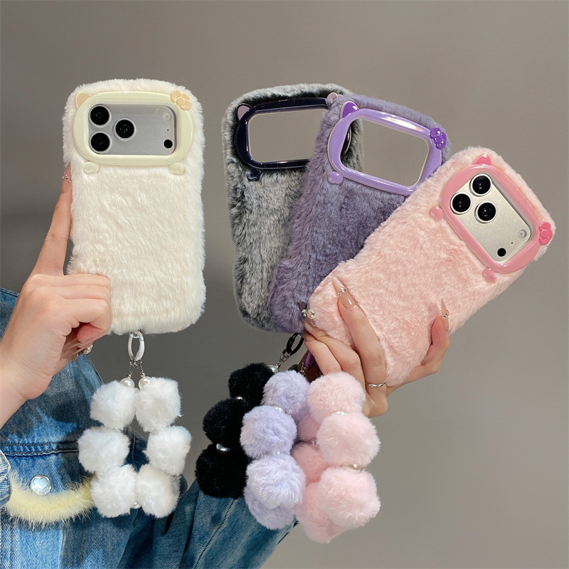 Luxury Solid Colors Furry Plus - Phone Cases Iphone 14 review and price