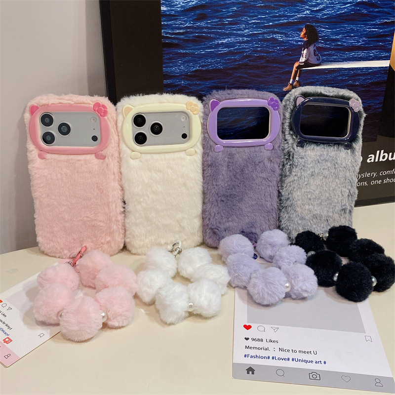 Luxury Solid Colors Furry Plus - Phone Cases Iphone 14 review and price