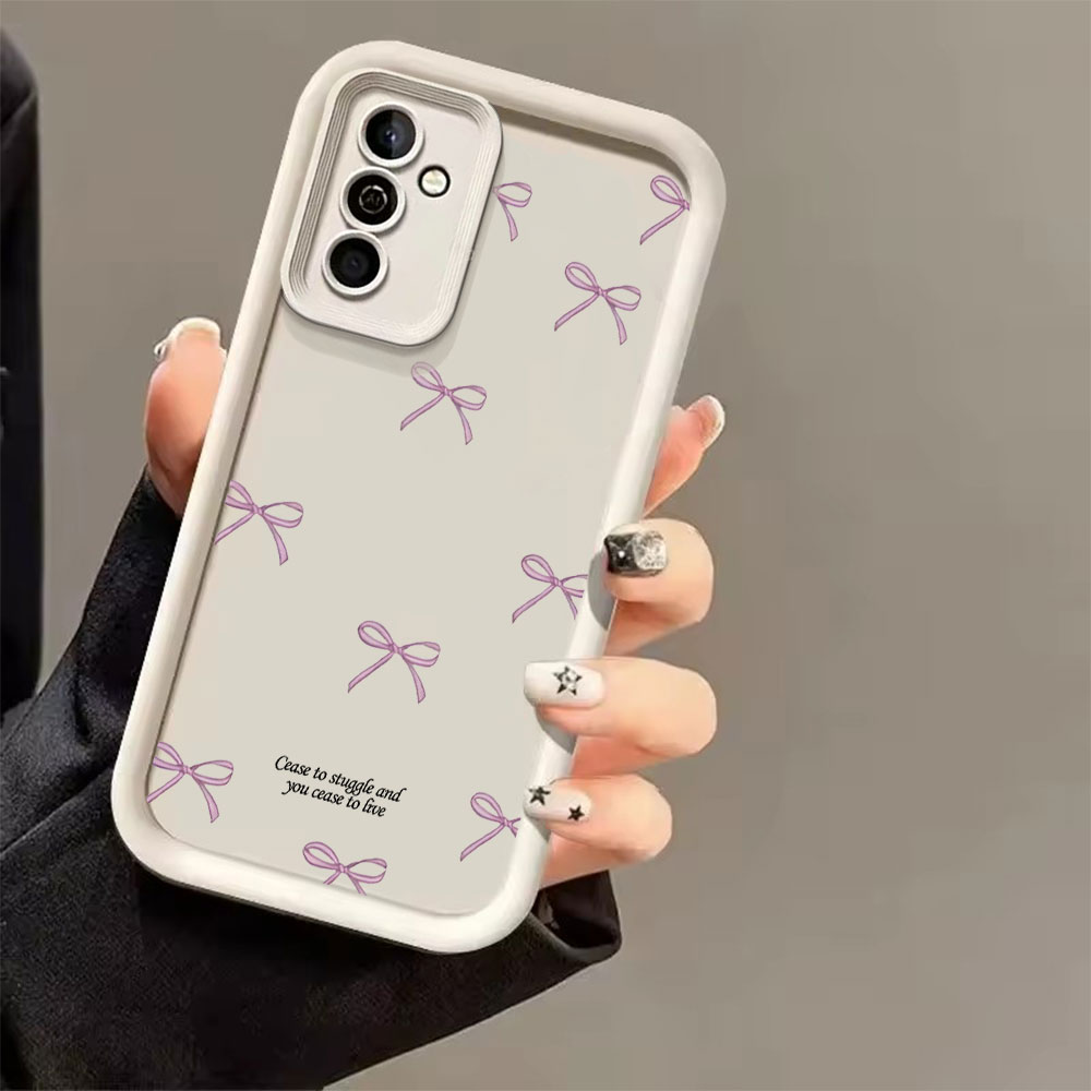 Pink Bow Print Soft TPU Phone  - Phone Cases Samsung S25 Fe review and price