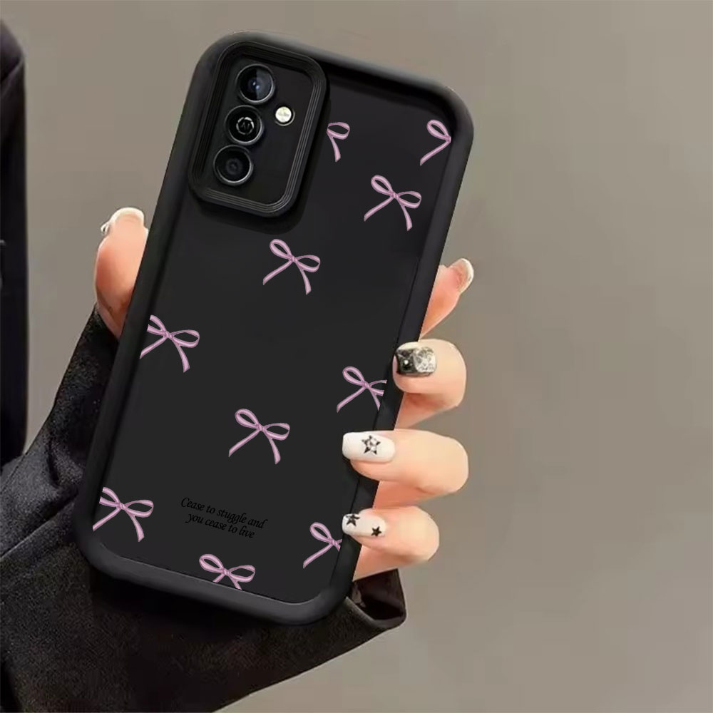 Pink Bow Print Soft TPU Phone  - Phone Cases Samsung S25 Fe review and price