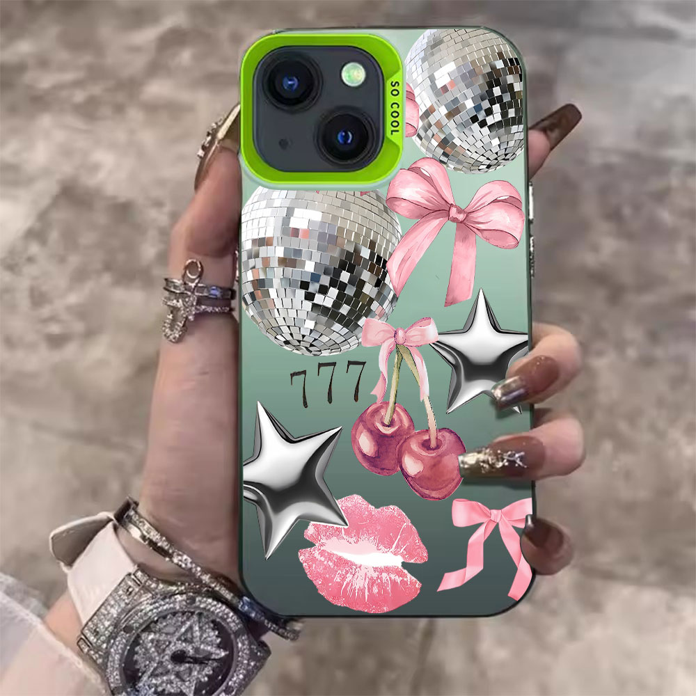 Cherry Bow Lip Pattern Phone C - Phone Cases Cherry review and price